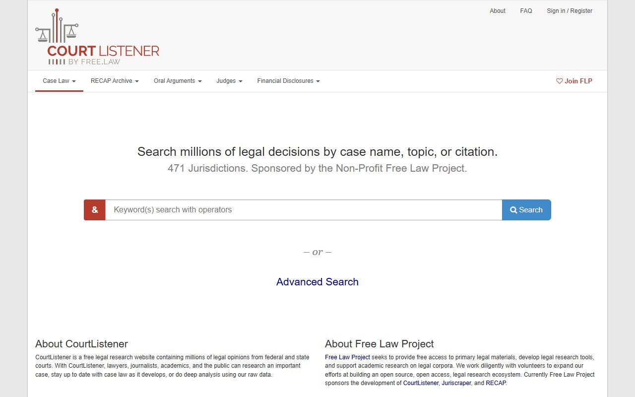 Rice County court dockets CourtListener legal search source