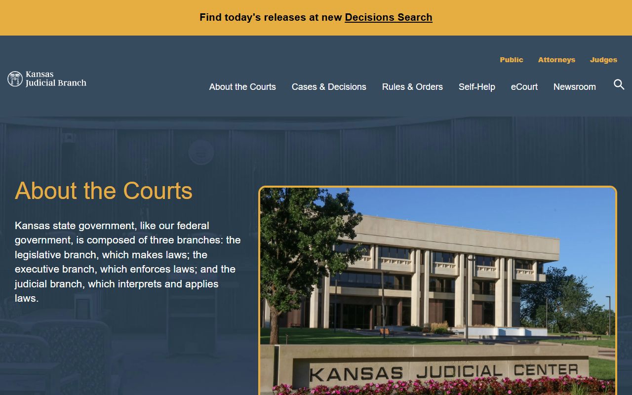 Rice County court records Kansas court system overview