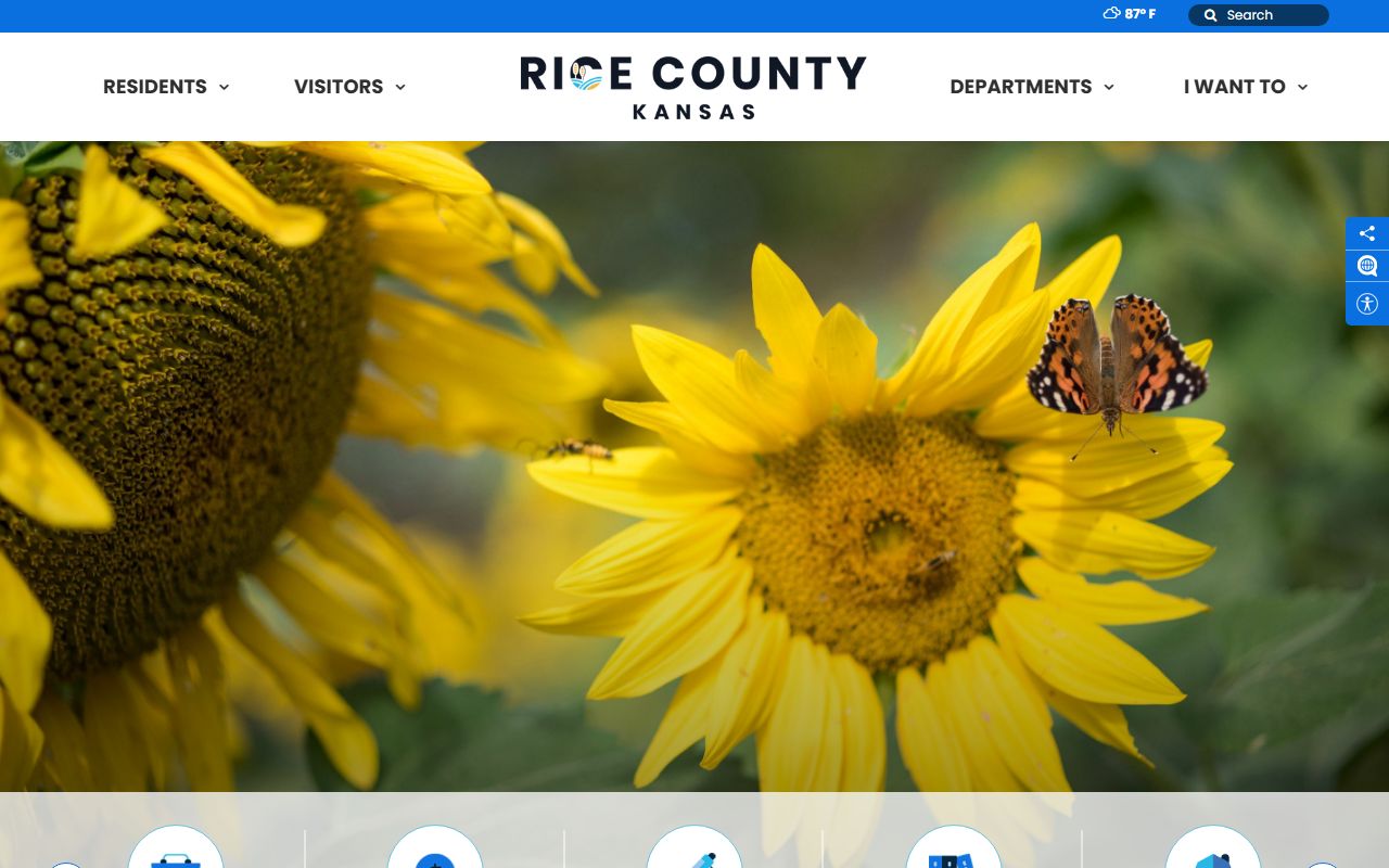 Rice County court records government homepage